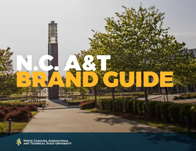 N.C. A&T — гайд по фирменному стилю 2019 — страница 1