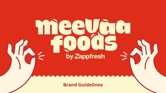 Обложка брендбука Meevaa Foods