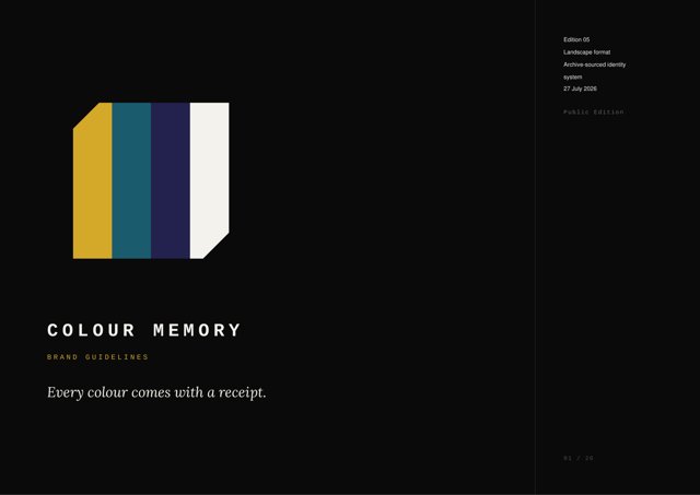 Colour Memory — обложка 2026