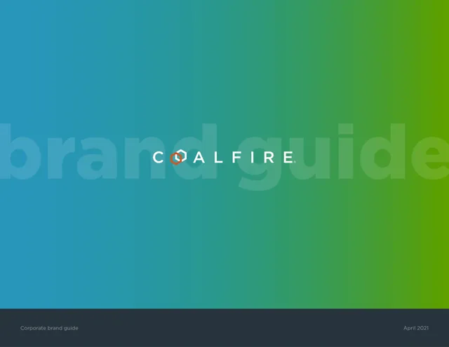 Coalfire — гайд по фирменному стилю 2021 — страница 1