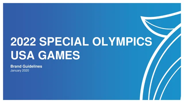 2022 Special Olympics USA Games — обложка 2020