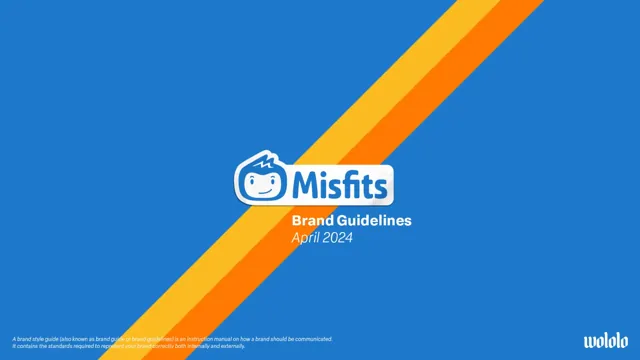 Misfits — гайд по фирменному стилю 2024 — страница 1