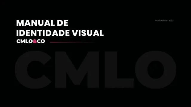 CMLO&CO — гайд по фирменному стилю 2022 — страница 1