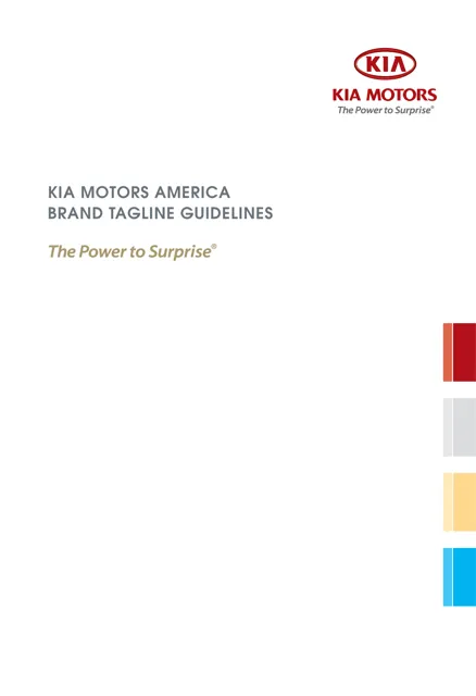 Kia — гайд по фирменному стилю — страница 1