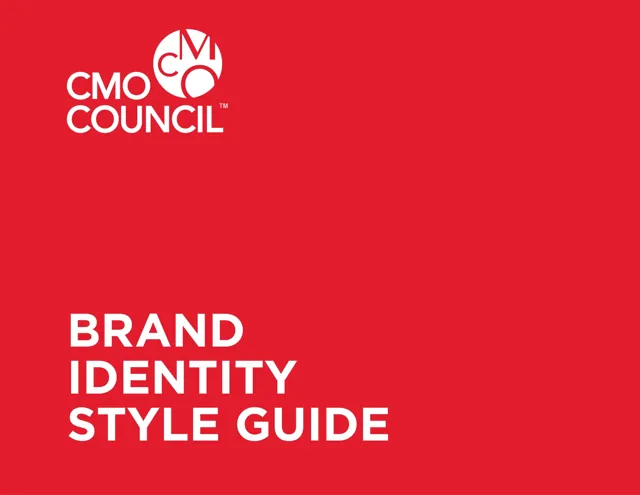 CMO Council — гайд по фирменному стилю 2016 — страница 1