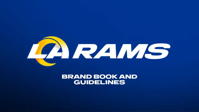 Los Angeles Rams — гайд по фирменному стилю 2023 — страница 1