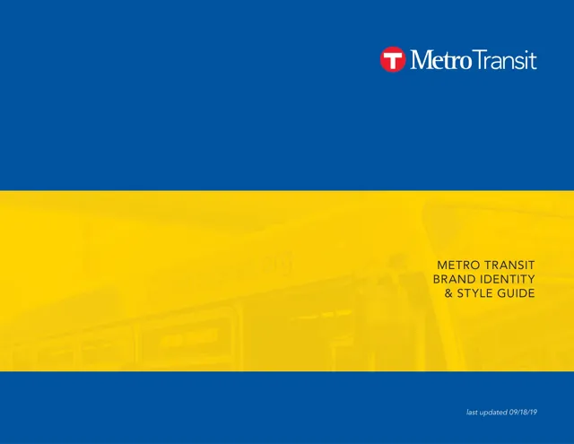 Metro Transit — гайд по фирменному стилю 2019 — страница 1