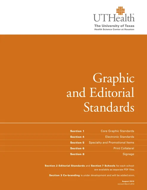 UTHealth Houston — обложка 2013