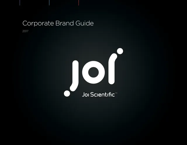 Joi Scientific — гайд по фирменному стилю 2017 — страница 1