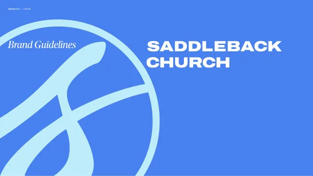 Saddleback Church — обложка 2023
