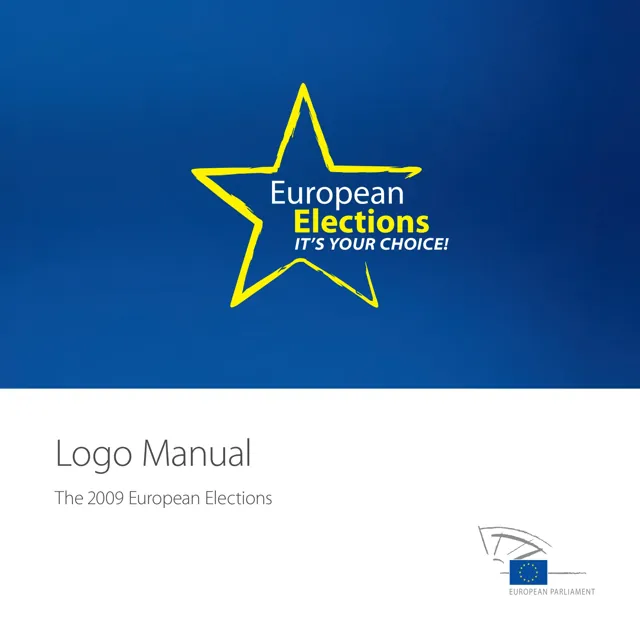 European Elections — гайд по фирменному стилю 2009 — страница 1