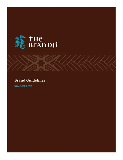 The Brando — обложка 2013