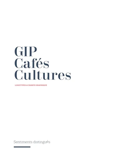 GIP Cafés Cultures — обложка 2016