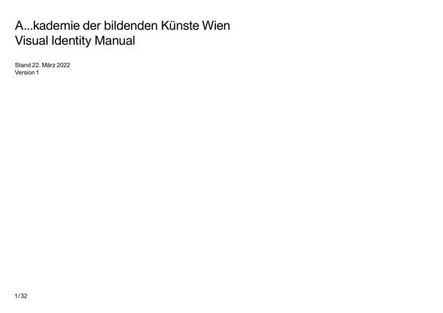 A…kademie der bildenden Künste Wien — обложка 2022
