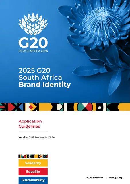 G20 South Africa 2025 — обложка 2024