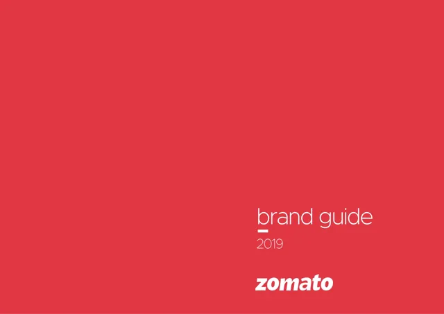 Zomato — гайд по фирменному стилю 2019 — страница 1