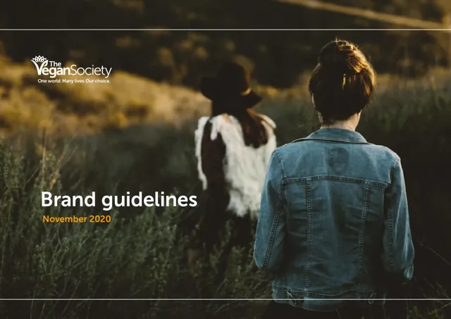 The Vegan Society — гайд по фирменному стилю 2020 — страница 1