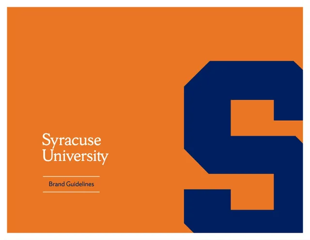 Syracuse University — гайд по фирменному стилю 2019 — страница 1