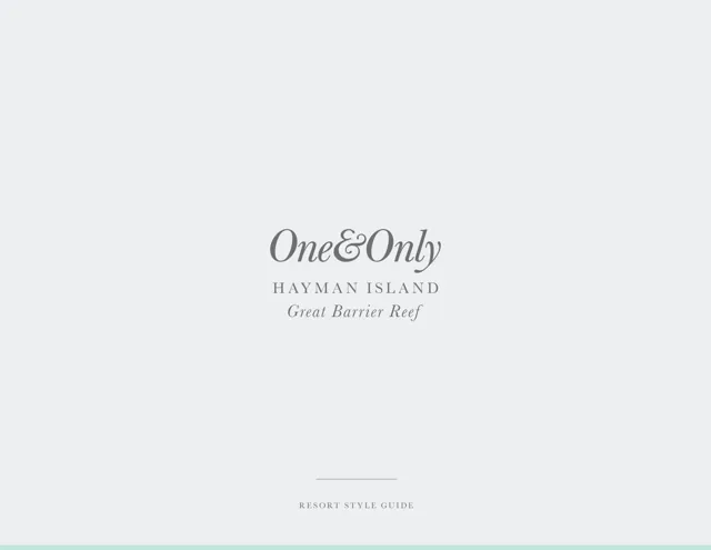 One&Only Resorts — обложка 2014