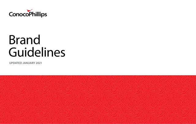 ConocoPhillips — гайд по фирменному стилю 2021 — страница 1