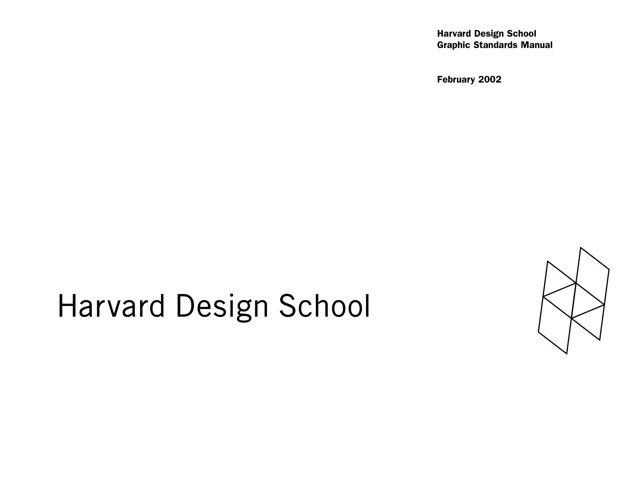 Harvard Design School — обложка 2002