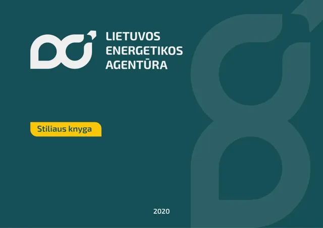 Lietuvos Energetikos Agentūra — гайд по фирменному стилю 2021 — страница 1