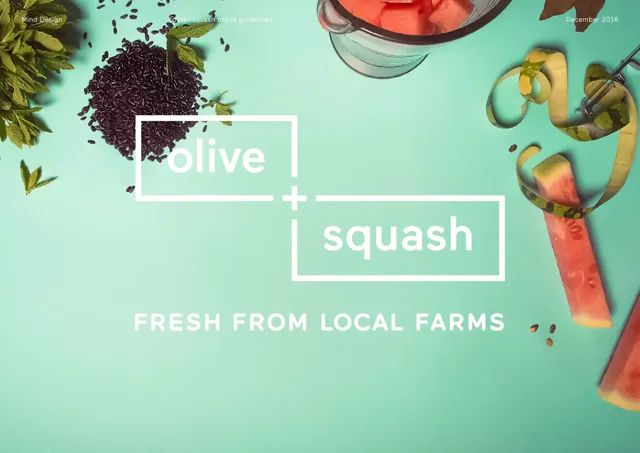 Olive + Squash — гайд по фирменному стилю 2016 — страница 1
