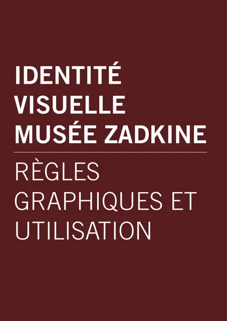 Musée Zakdine — гайд по фирменному стилю 2012 — страница 1