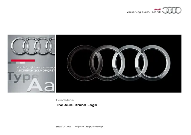 Audi — гайд по фирменному стилю 2009 — страница 1