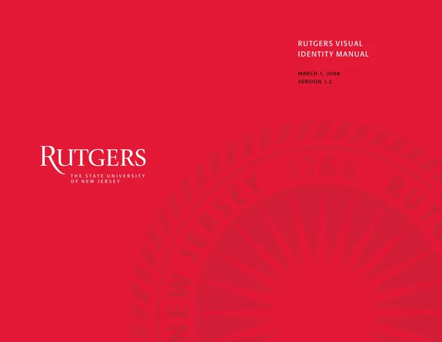 Rutgers — обложка 2008