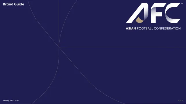 Asian Football Confederation — обложка 2025