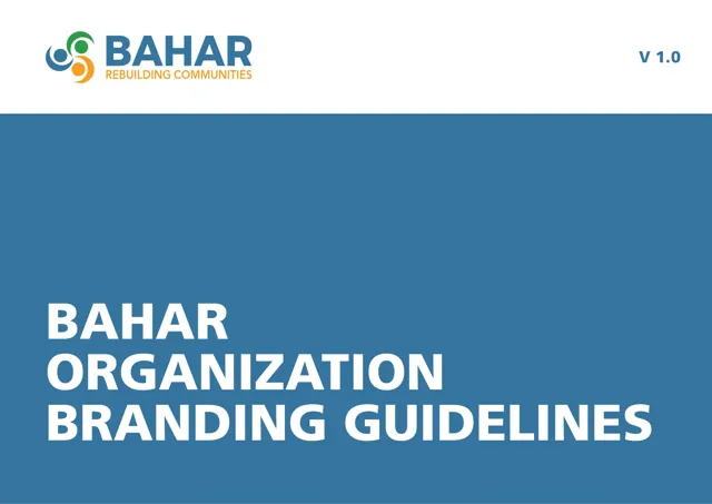Bahar Organization — гайд по фирменному стилю 2021 — страница 1