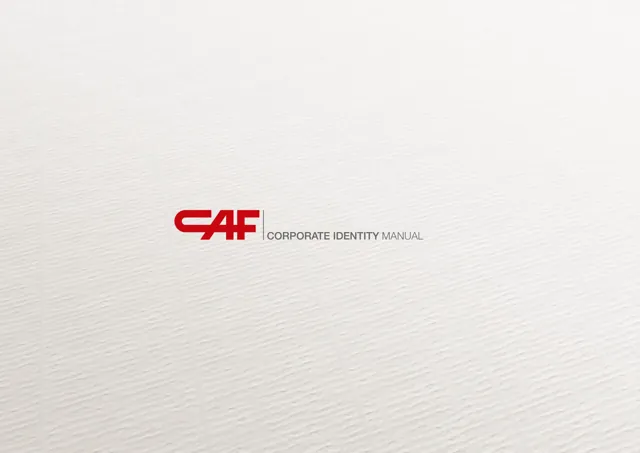 CAF — гайд по фирменному стилю 2016 — страница 1