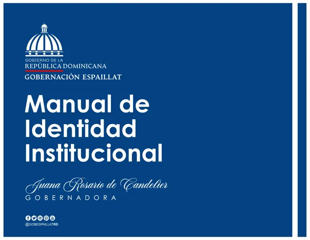 Gobierno de la República Dominicana — гайд по фирменному стилю 2023 — страница 1