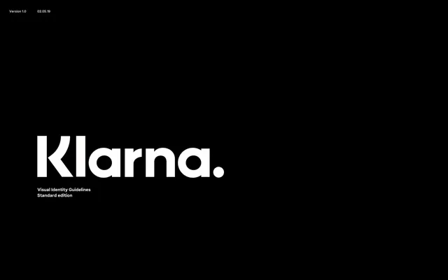 Klarna — гайд по фирменному стилю 2019 — страница 1