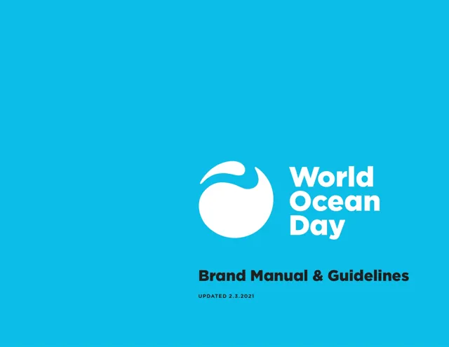 World Ocean Day — гайд по фирменному стилю 2021 — страница 1