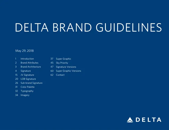 Delta Airlines — обложка 2018