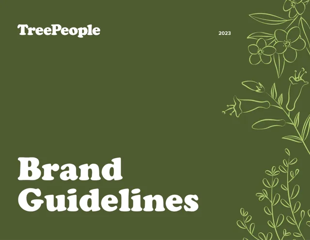 TreePeople — гайд по фирменному стилю 2023 — страница 1
