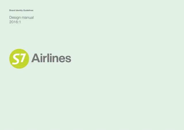 S7 Airlines — обложка 2016