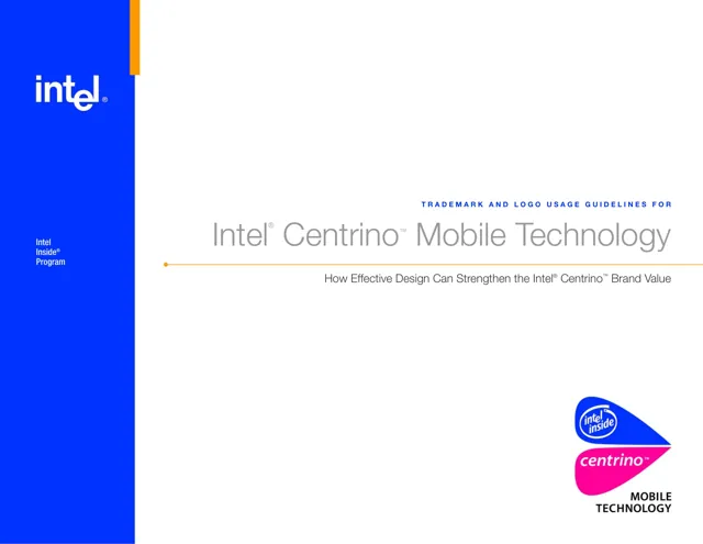 Intel Centrino — обложка 2003
