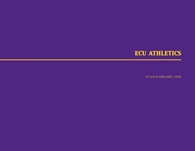 ECU Athletics — обложка 2019