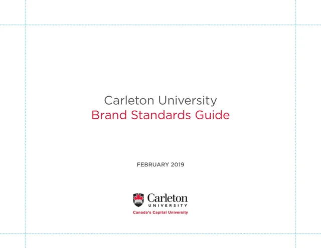 Carleton University — гайд по фирменному стилю 2019 — страница 1