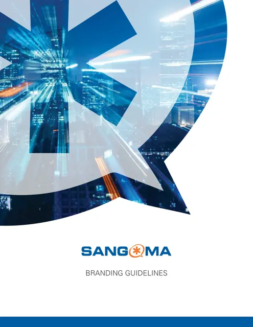 Sangoma — гайд по фирменному стилю 2019 — страница 1