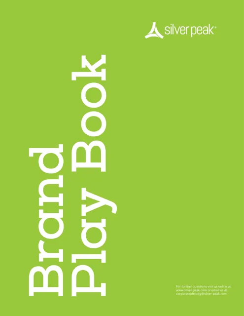 Silver Peak Systems — гайд по фирменному стилю 2020 — страница 1