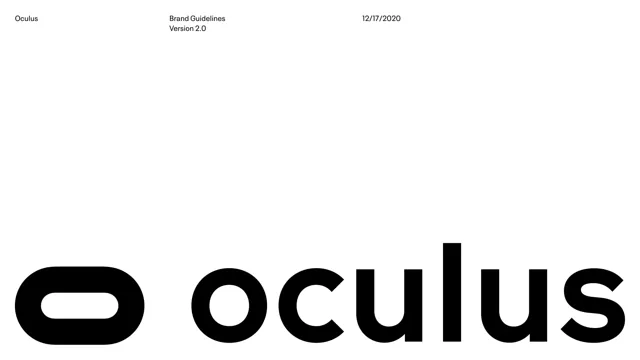 Oculus — гайд по фирменному стилю 2020 — страница 1