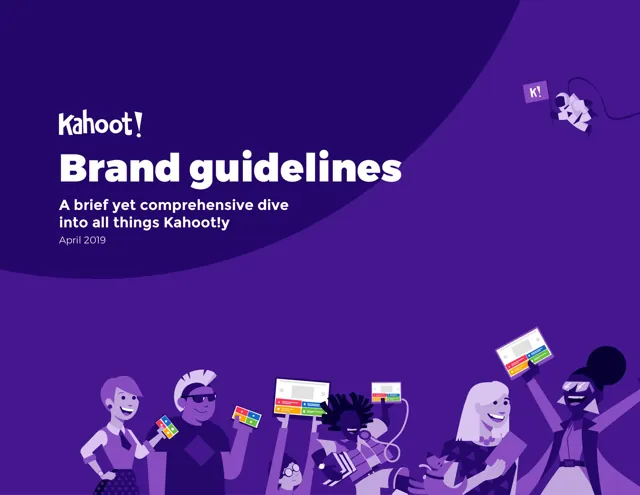 Kahoot — гайд по фирменному стилю 2019 — страница 1