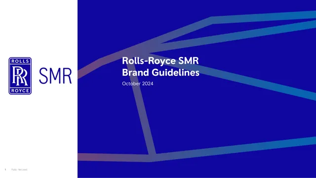 Rolls-Royce SMR — гайд по фирменному стилю 2024 — страница 1