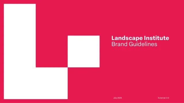 Landscape Institute — обложка 2025