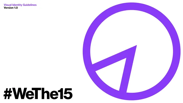 WeThe15 — гайд по фирменному стилю 2021 — страница 1
