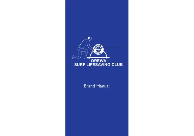 Orewa Surf Lifesaving Club — гайд по фирменному стилю 2015 — страница 1